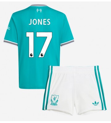 Liverpool Curtis Jones #17 Tredje Kläder Barn 2025-26 Kortärmad (+ Korta byxor)